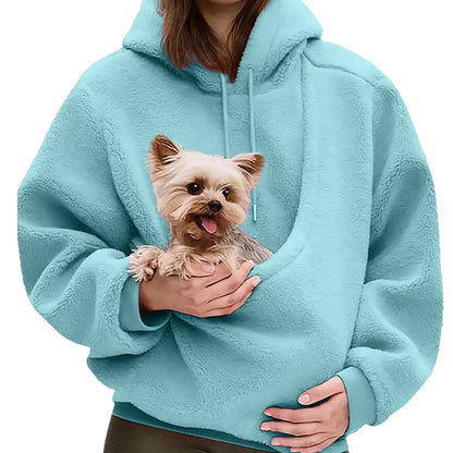 Moletom Coloá Aconchego — Com Bolso para Carregar seu Pet