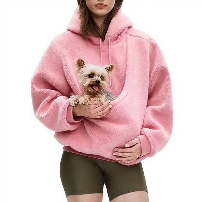 Moletom Coloá Aconchego — Com Bolso para Carregar seu Pet
