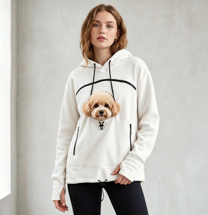 Moletom Coloá Abraço — Com Bolso para Carregar seu Pet