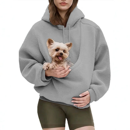 Moletom Coloá Aconchego — Com Bolso para Carregar seu Pet