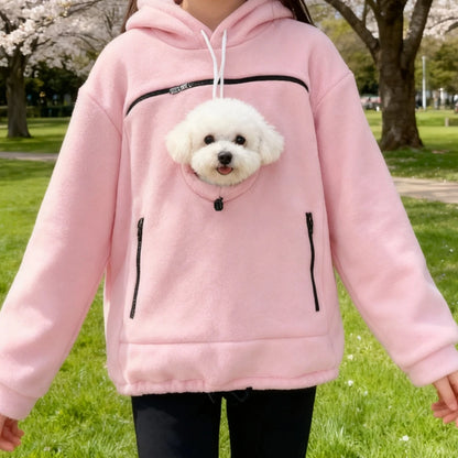 Moletom Coloá Abraço — Com Bolso para Carregar seu Pet