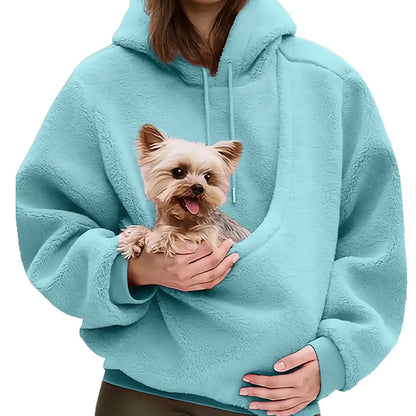 Moletom Coloá Aconchego — Com Bolso para Carregar seu Pet
