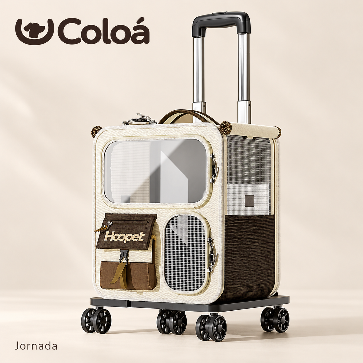 Mochila Coloá Jornada — Transporte Pet com Rodinhas | Coloá